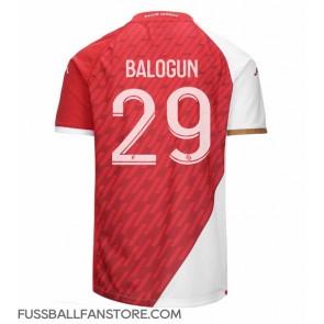 AS Monaco Folarin Balogun #29 Replik Heimtrikot 2023-24 Kurzarm